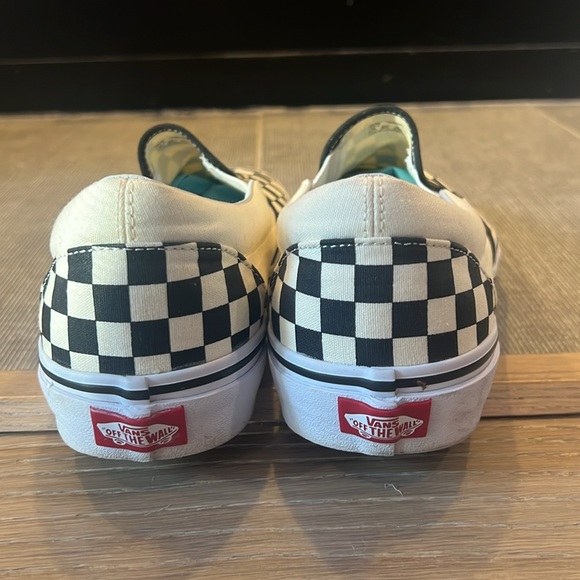 Vans Size 12 slip on Classic Checkerboard Design - Picture 5 of 8